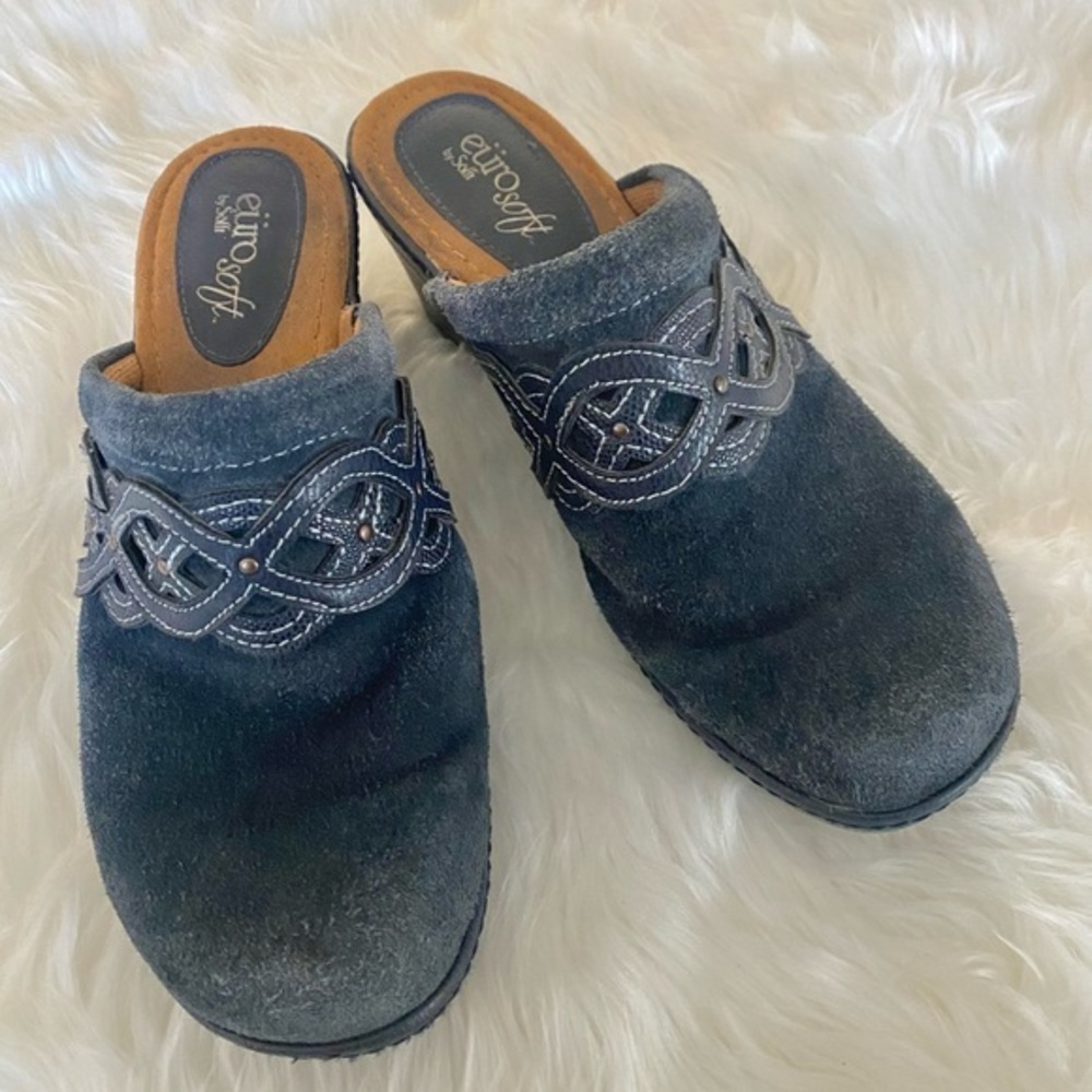 Söfft Euro Soft Britta suede clogs, Sz. 8